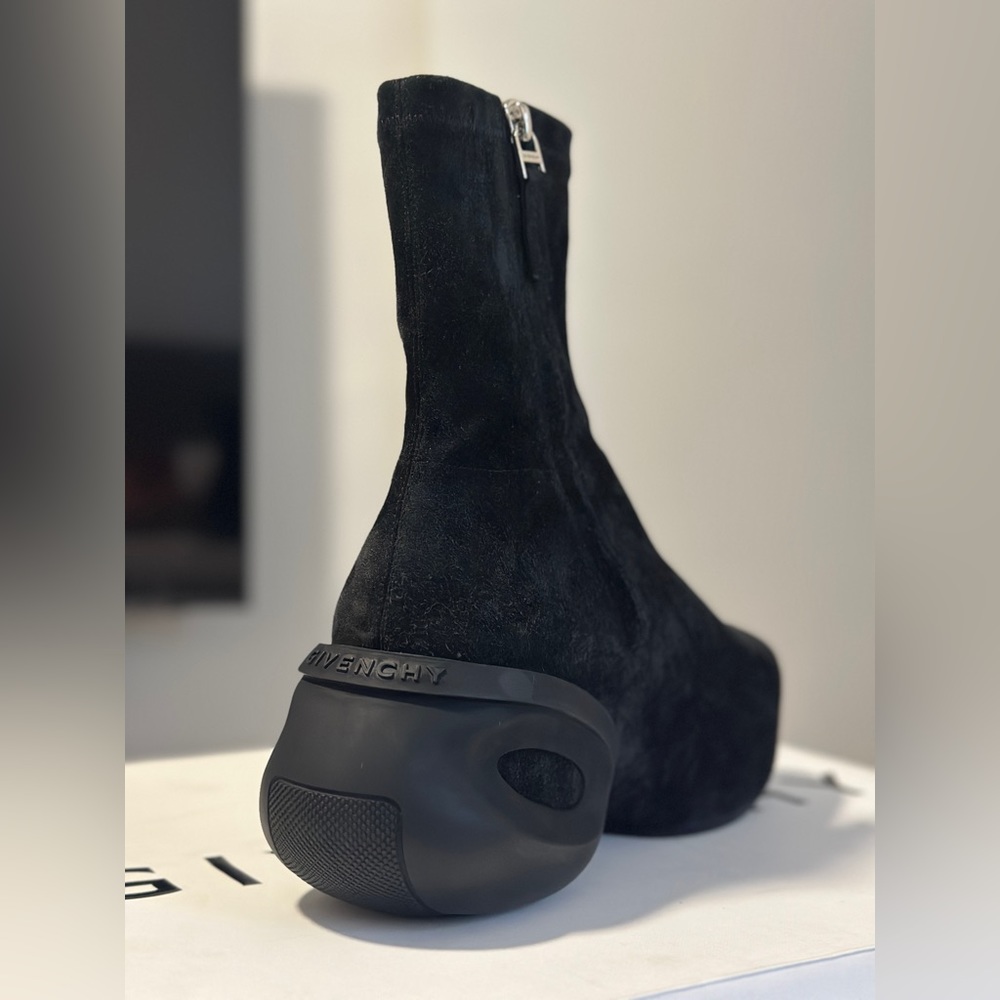 Givenchy G Clog Suede Ankle Boots in Black | Men’s EU 42